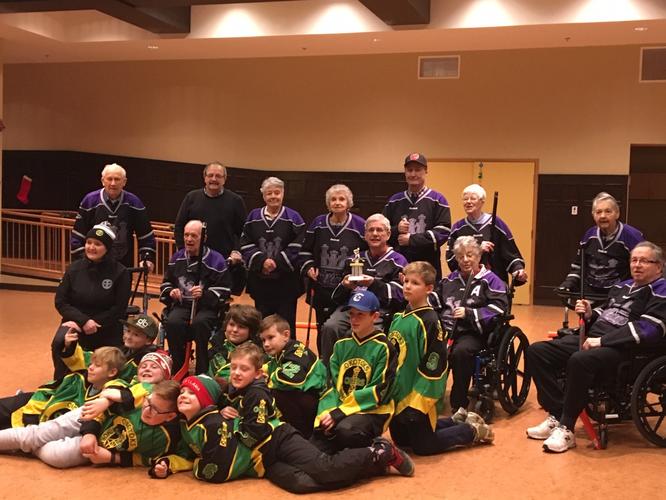 <p>Okotoks Oilers Peewee Hockey Team partnered with Tudor Manor on their quest for the Chevrolet Good Deeds Cup</p>
